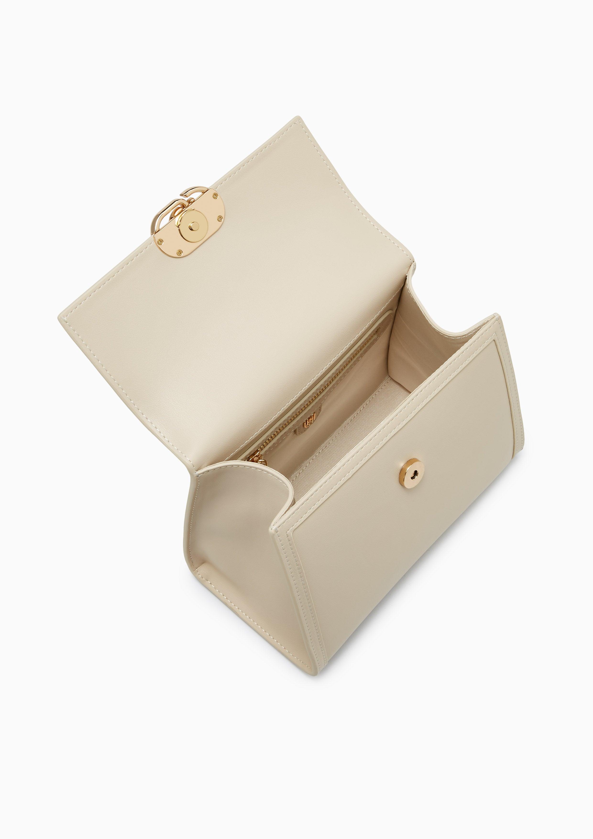 Poppin Infinite Top Handle Xs Handbag Light Beige