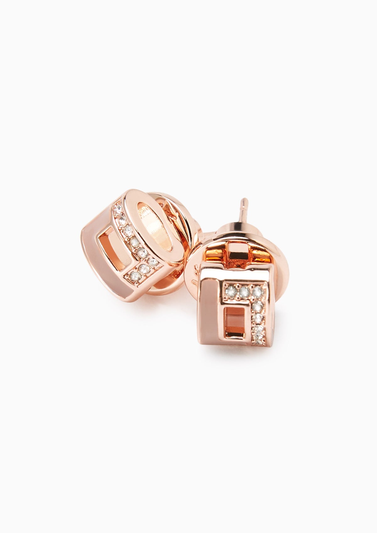 Jew:Gemma Earrings Rose Gold