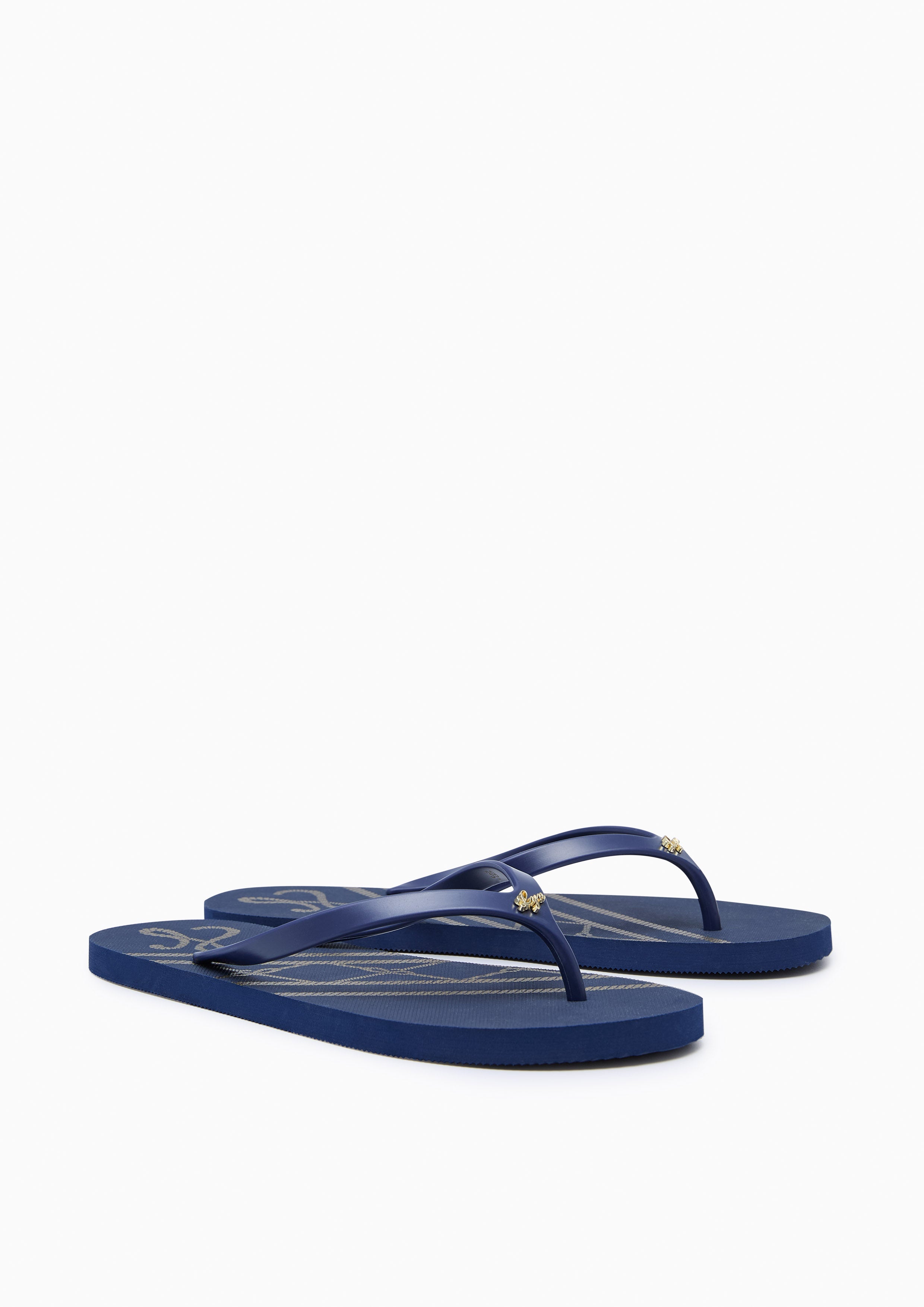 Summer Beach Flat Flip-Flop Blue