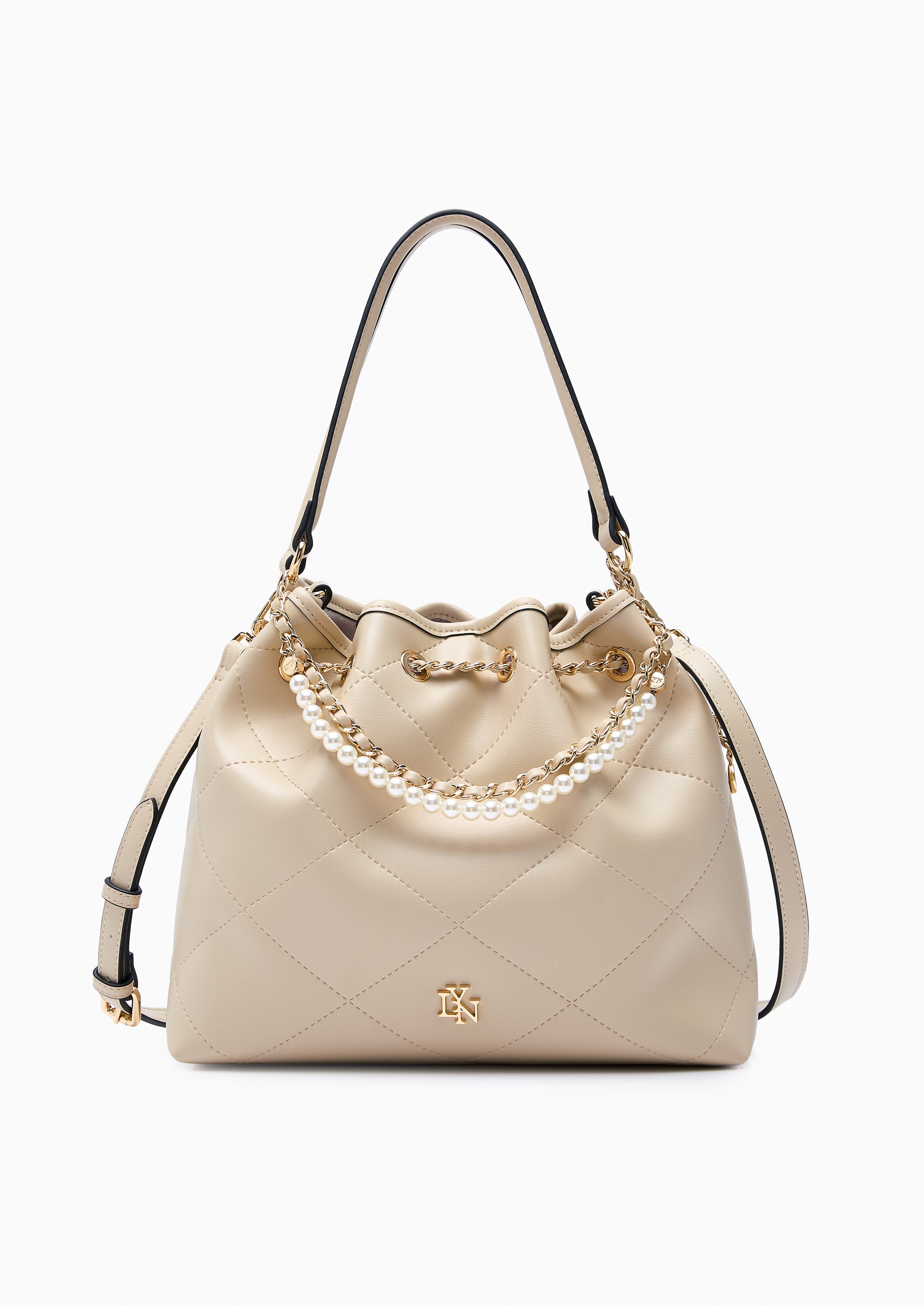 Ferna M Bucket Bag Beige