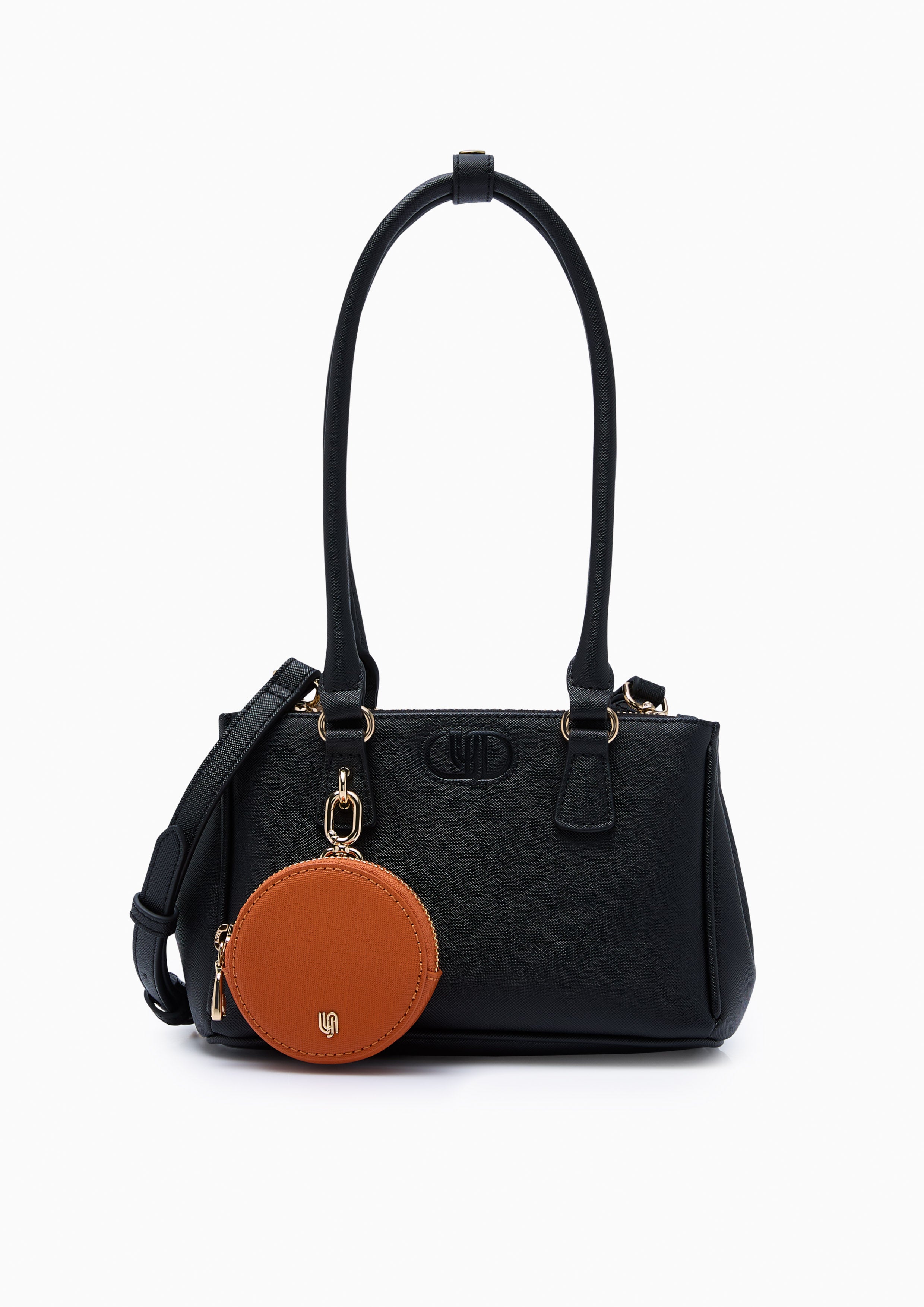 Maddie Shoulder Bag With Pocket Black