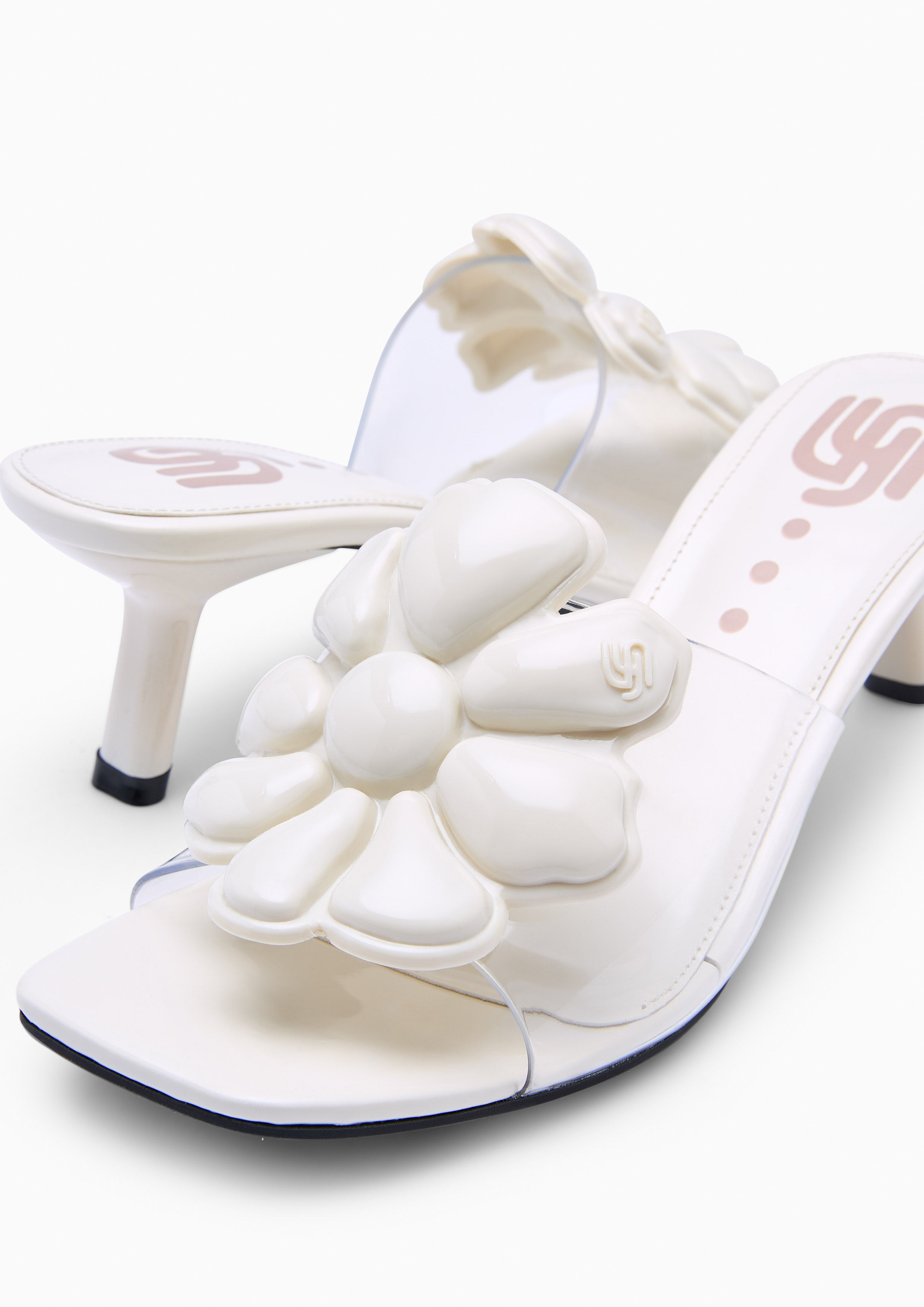 Jasmine Jelly Heels Ivory