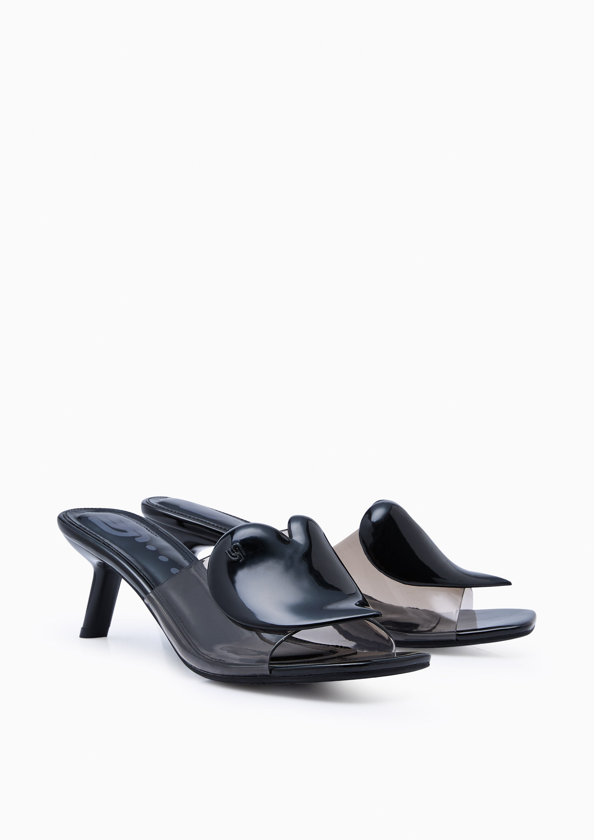 Lovie Jelly Heels Black