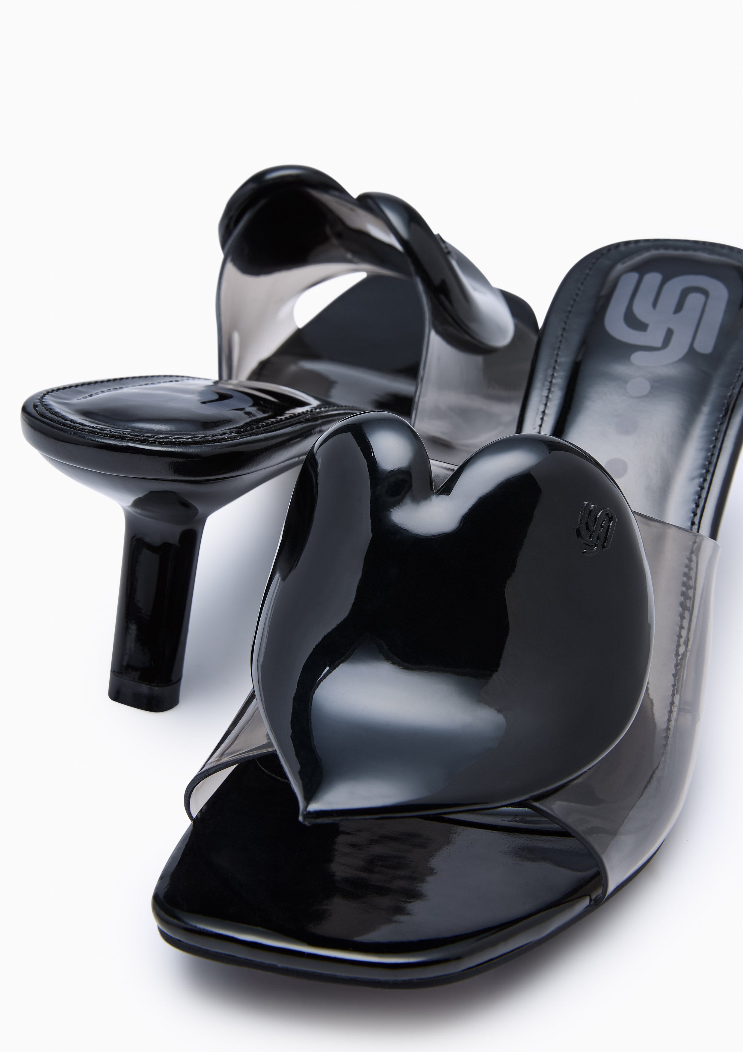 Lovie Jelly Heels Black