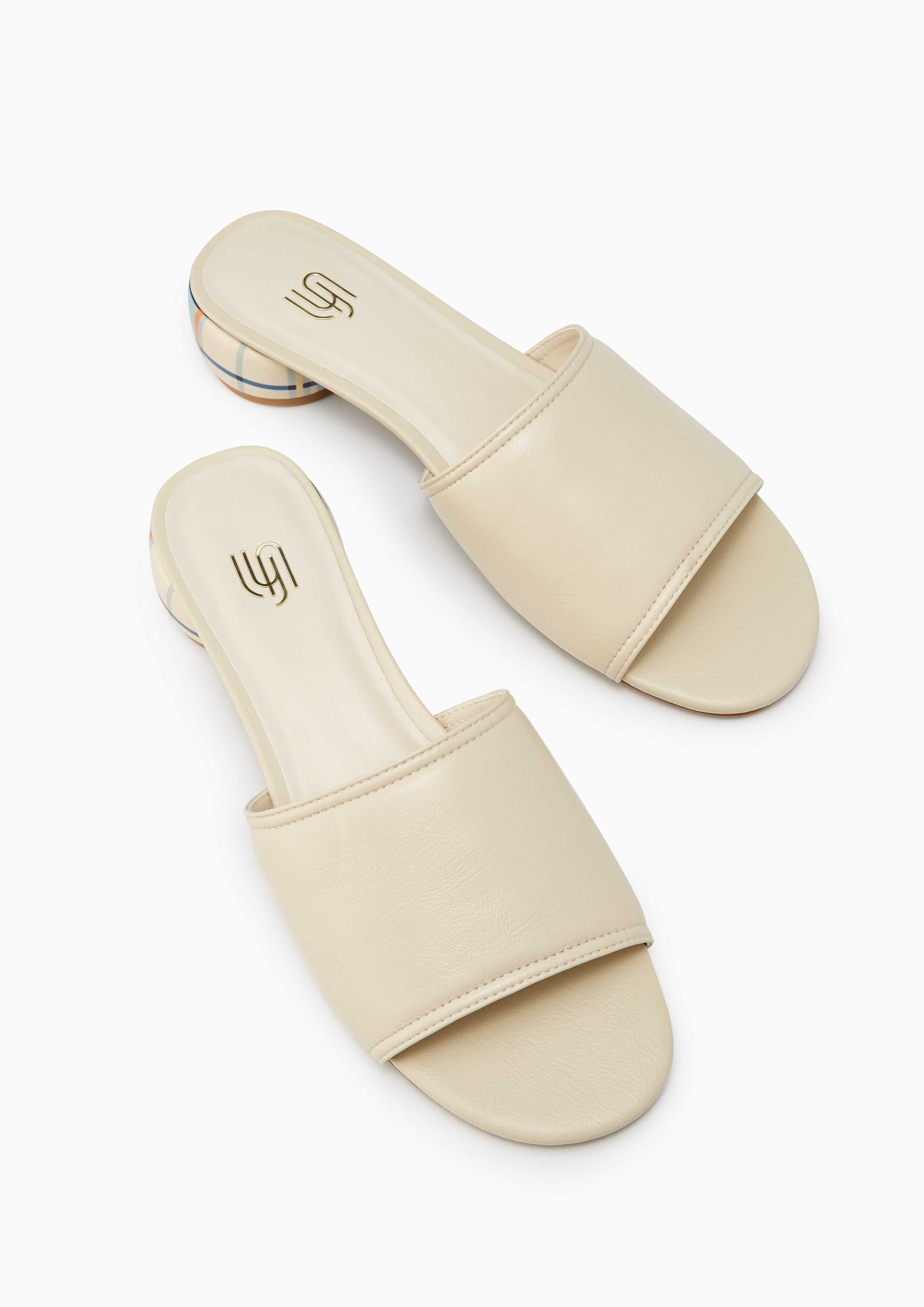 Liana Infinite Slide Sandals Beige