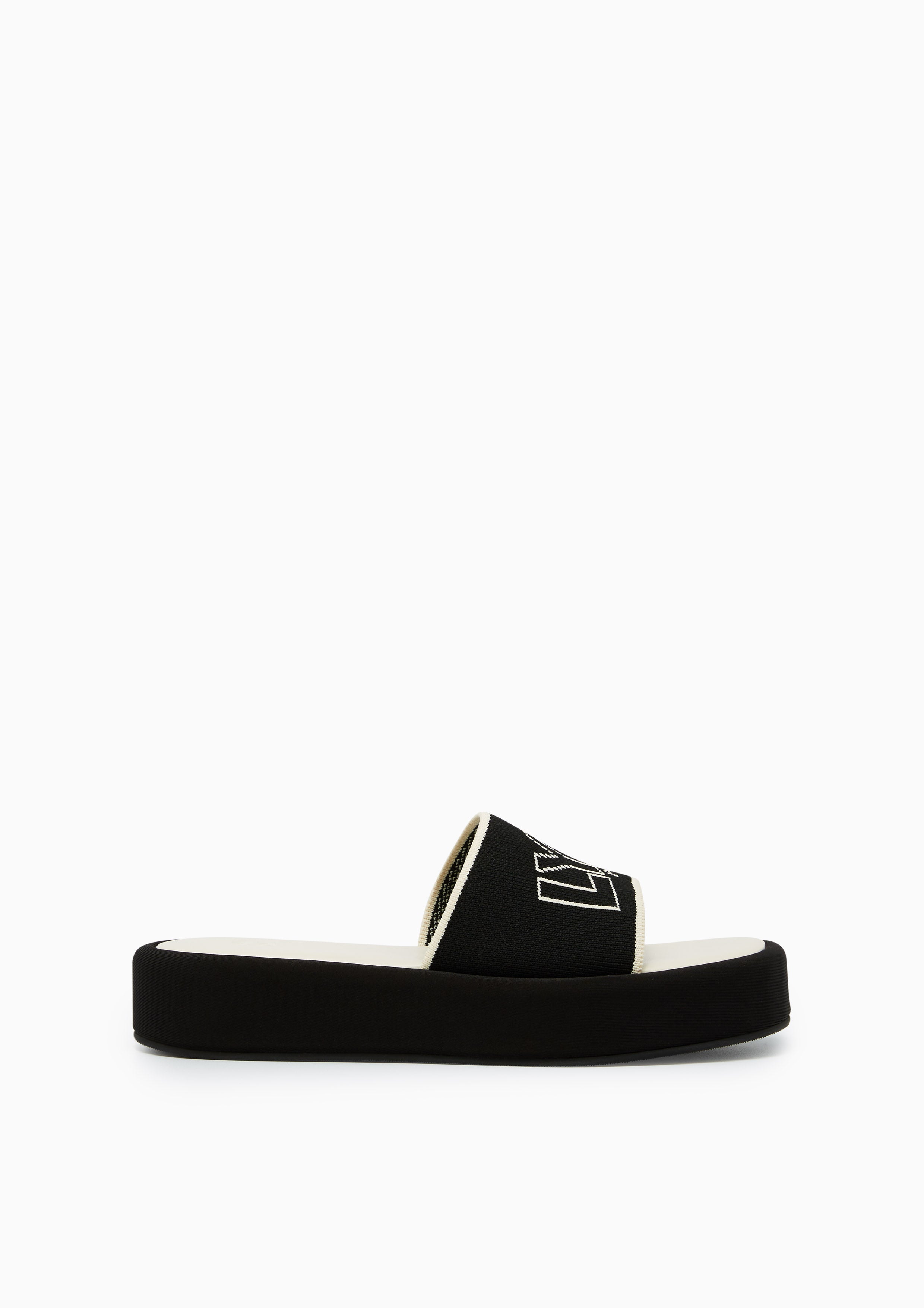Sky Platform Sandals Black