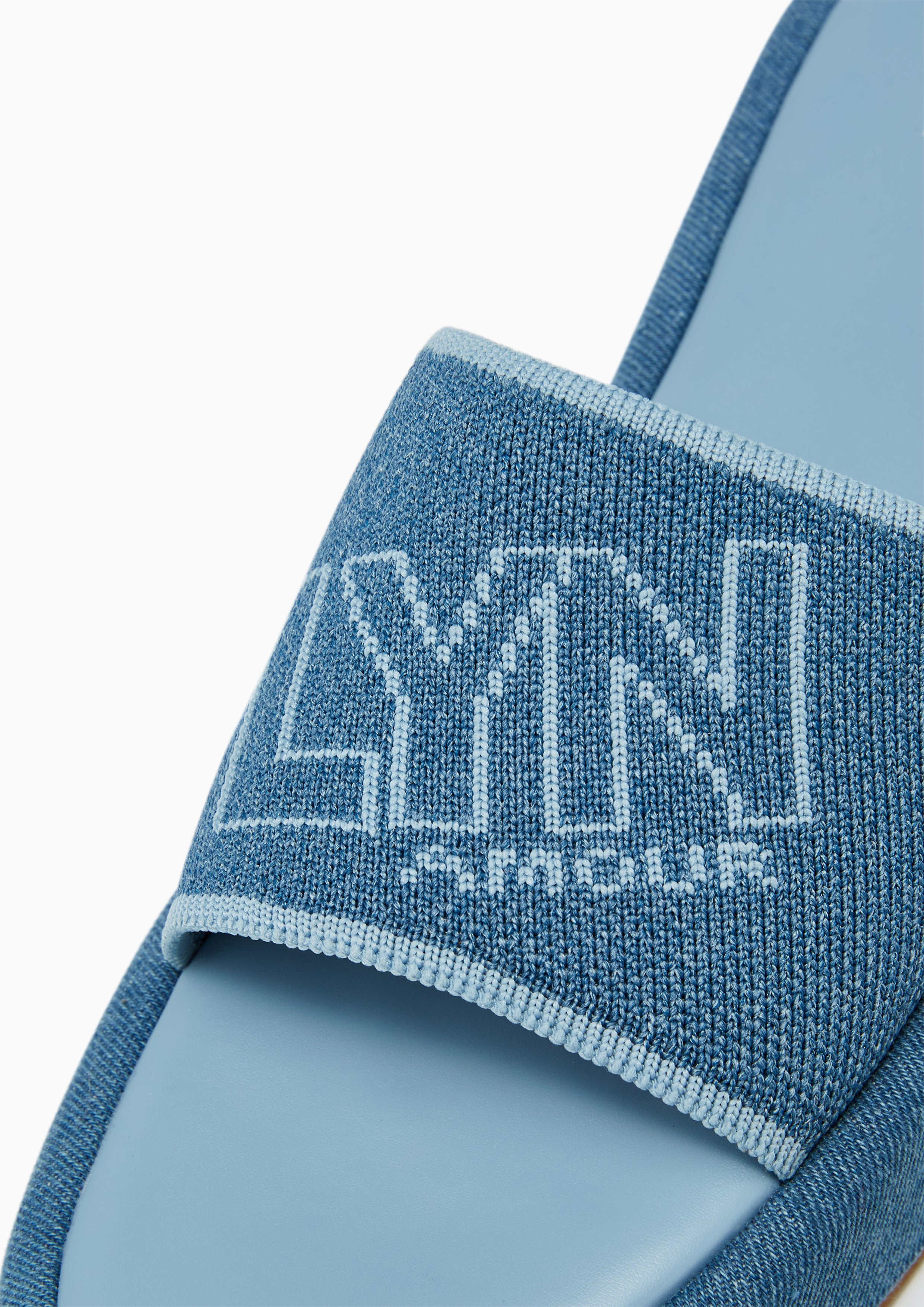 Sky Platform Sandals Blue