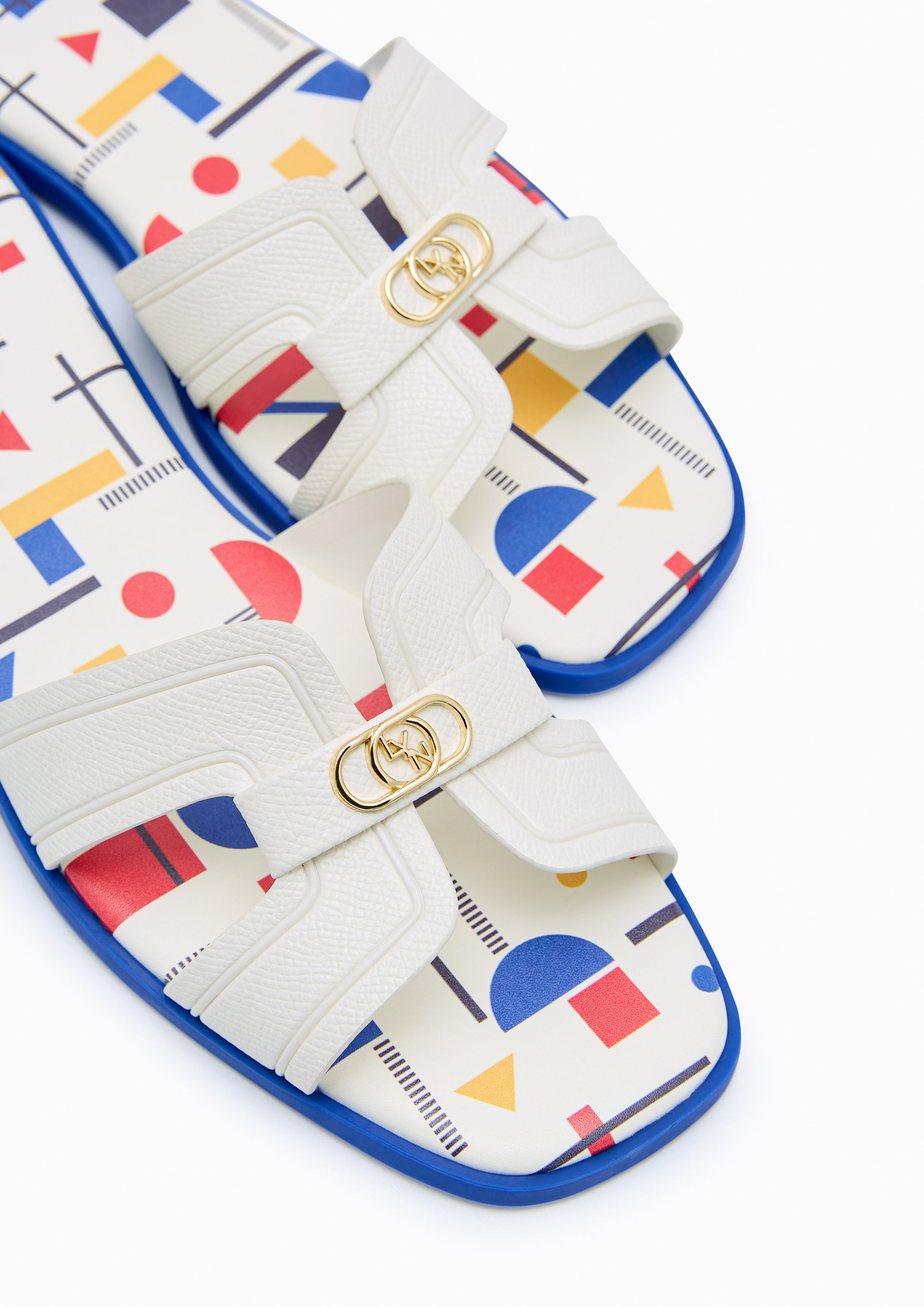 Hey Bauhaus Print Sandal Multi Color