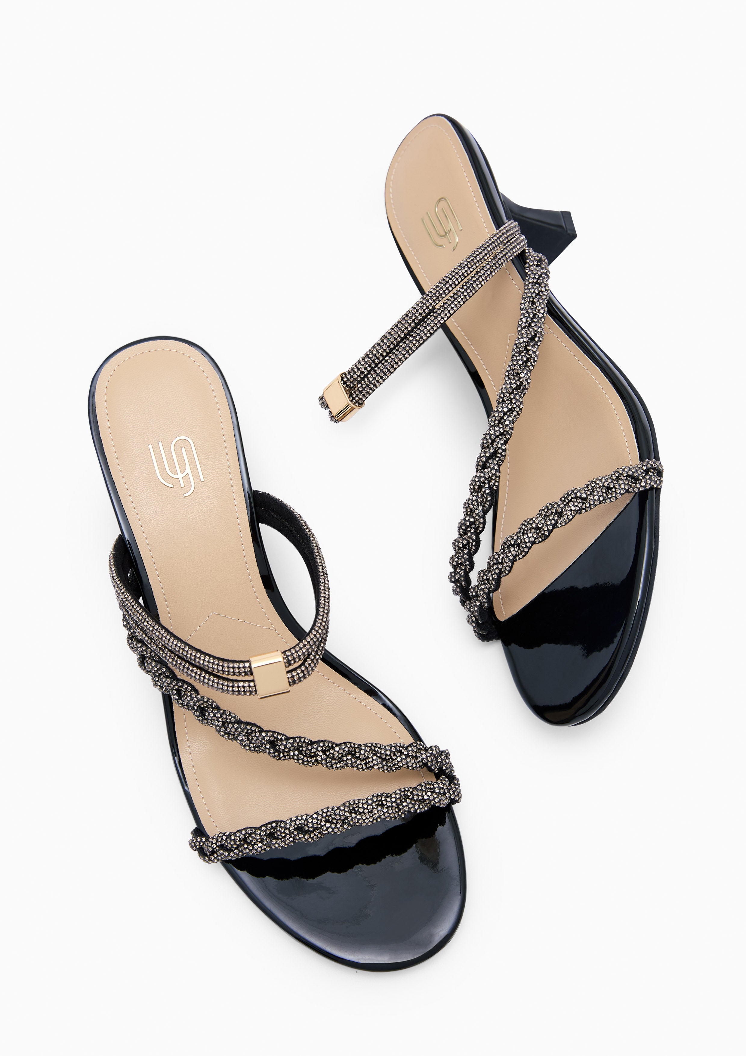 Promise Tiny Low Heels Slip-On Black