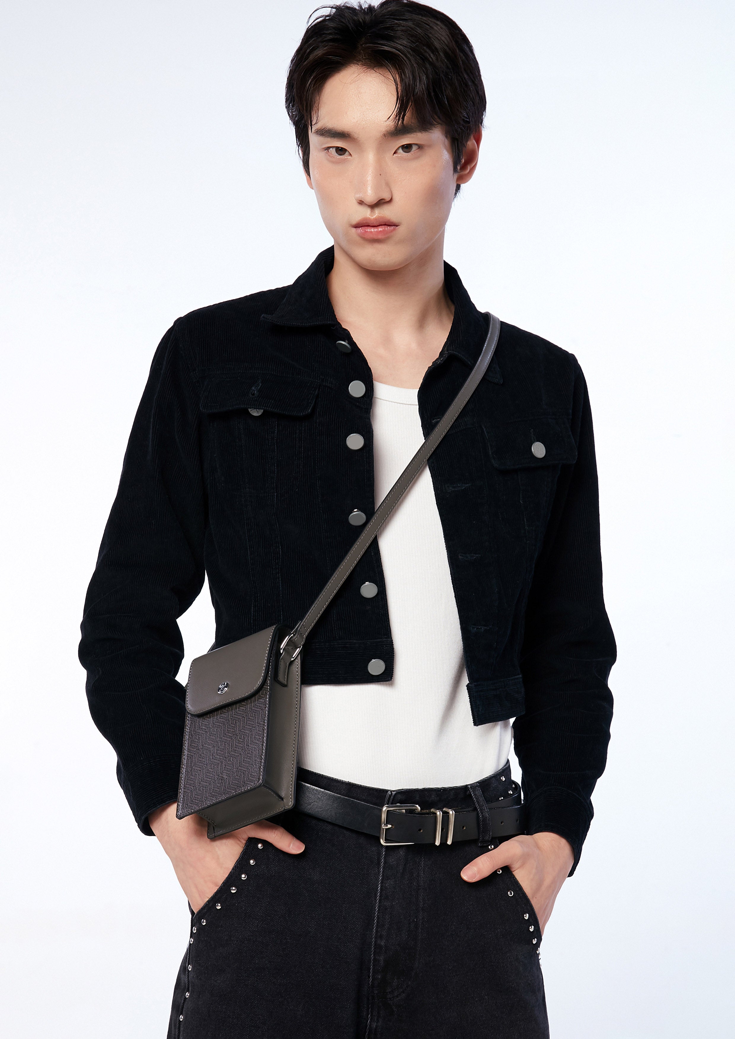 Link Mobile Sling Bag Dark Grey